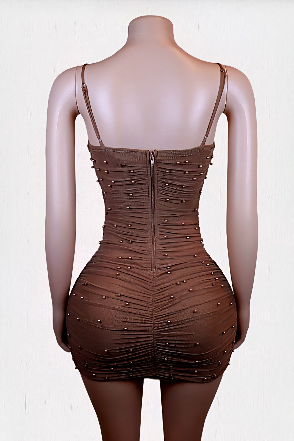 Mini Mesh Dress
Mocha Mousse
