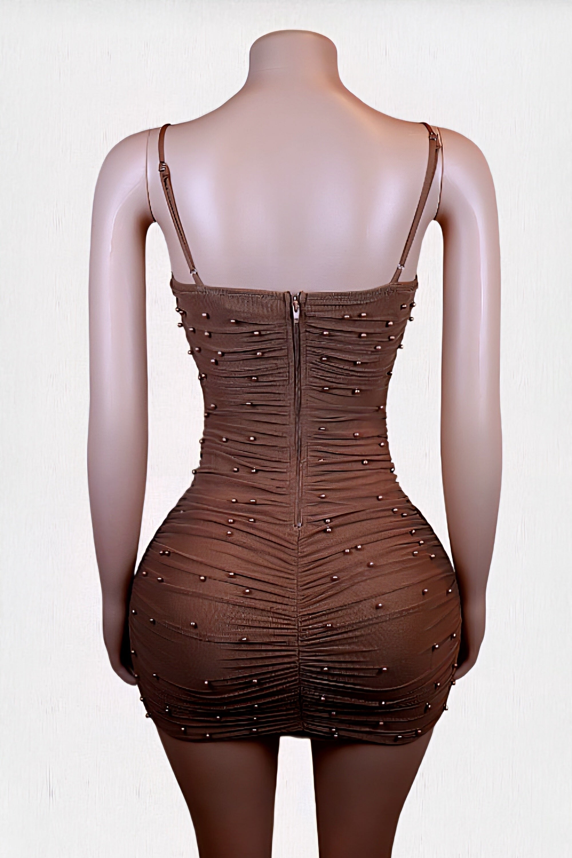 Mini Mesh Dress
Mocha Mousse
